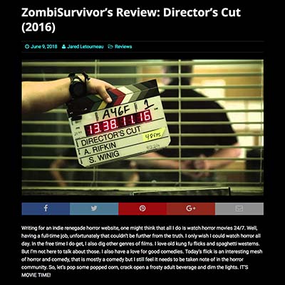 ZombiSurvivor’s Review: Director’s Cut 